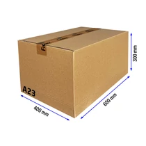 A23 Kartondoboz 600x400x300mm 22B A23 Kartondoboz 600x400x300mm 22B