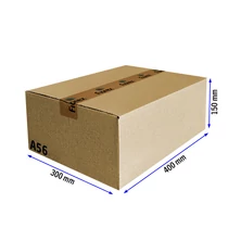 Kartondoboz, A56, 400x300x150 mm TF doboz Kartondoboz, A56, 400x300x150 mm TF doboz