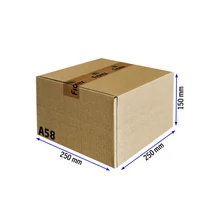 Kartondoboz, A58, 250x250x150 mm TF doboz Kartondoboz, A58, 250x250x150 mm TF doboz