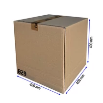 B29 Kartondoboz 400x400x400mm, 5 rétegű kartondoboz B29 Kartondoboz 400x400x400mm, 5 rétegű kartondoboz