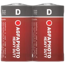 Elem, D góliát, 2 db, féltartós (szén-cink), zsugor, AGFAPHOTO "Heavy Duty"