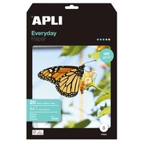 Fotópapír, tintasugaras, A4, 180 g, fényes, APLI "Everyday" - 20 lap