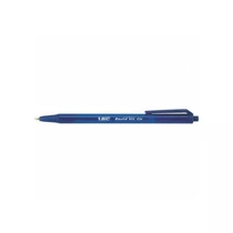 Golyóstoll, 0,32 mm, nyomógombos, BIC "Round Stic Clic", kék