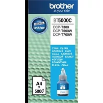 BT5000C Tinta DCP T-300, 500W, 700W nyomtatókhoz, BROTHER, cián, 5k