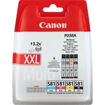 CLI-581MPXXL Tintapatron multipack Pixma TS7550, 8150, 9150 nyomtatókhoz, CANON, b+c+m+y, 46,8ml - 4db CLI-581MPXXL Tintapatron multipack Pixma TS7550, 8150, 9150 nyomtatókhoz, CANON, b+c+m+y, 46,8ml - 4db