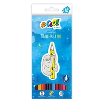 Színes ceruza készlet, háromszögletű, COOL BY VICTORIA, 12 különböző szín Színes ceruza készlet, háromszögletű, COOL BY VICTORIA, 12 különböző szín