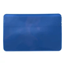 Logisztikai zseb, öntapadó, 100×60 mm, PVC, DJOIS, kék - 50db