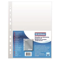 Genotherm, lefűzhető, A4, 40 mikron, narancsos felület, DONAU - 25db