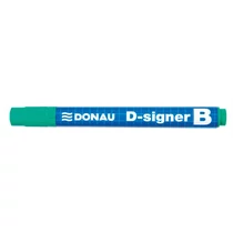 Táblamarker, 2-4 mm, kúpos, DONAU "D-signer B", zöld Táblamarker, 2-4 mm, kúpos, DONAU "D-signer B", zöld