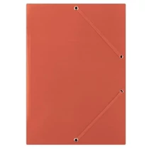 Gumis mappa, karton, A4, DONAU "Standard", piros