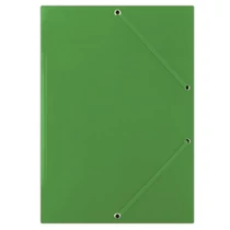 Gumis mappa, karton, A4, DONAU "Standard", zöld