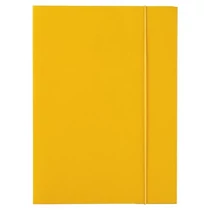 Gumis mappa, 15 mm, karton, A4, ESSELTE "Economy", sárga