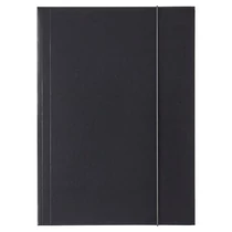 Gumis mappa, 15 mm, karton, A4, ESSELTE "Economy", fekete