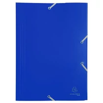 Gumis mappa, PP, A4, EXACOMPTA "Opaque", kék