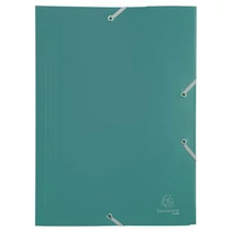 Gumis mappa, PP, A4, EXACOMPTA "Opaque", zöld