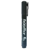 Alkoholos marker, 1,5 mm, kúpos, FLEXOFFICE "PM03", fekete