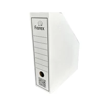 Iratpapucs, karton, 80 mm, Fiorex, feket-fehér