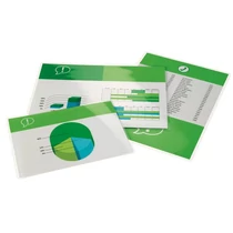 Meleglamináló fólia, 80 mikron, A6, fényes, GBC - 100db