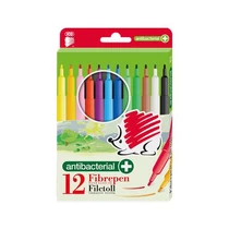 Filctoll készlet, 1 mm, antibakteriális, ICO Süni 300, 12 különböző szín