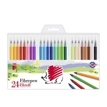 Filctoll készlet, 1 mm, ICO Süni 300, 24 különböző szín