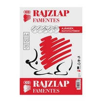 Rajzlap, famentes, A4, 120 g/m2, ICO "Süni" - 20 lap Rajzlap, famentes, A4, 120 g/m2, ICO "Süni" - 20 lap