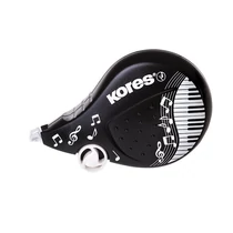 Hibajavító roller, 4,2 mm x 8 m, KORES "Scooter Black&White", vegyes mintákkal