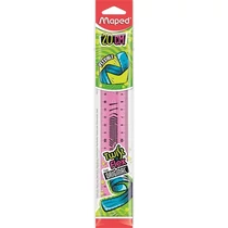Vonalzó, műanyag, törhetetlen, 20 cm, MAPED "Twist`n Flex"