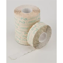 Árazógépszalag, 22x12 mm, METO, fehér - 5 tekercs