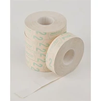 Árazógépszalag, 19x16 mm, METO, fehér - 5 tekercs