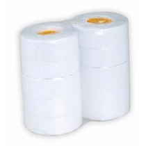 Árazószalag, 25x16 mm, "C", fehér - 10 tekercs