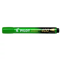 Alkoholos marker, 1,5-4 mm, vágott, PILOT "Permanent Marker 400", zöld