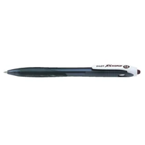 Golyóstoll, 0,21 mm, nyomógombos, PILOT "Rexgrip EF", fekete