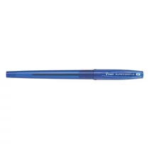 Golyóstoll, 0,22 mm, kupakos, PILOT "Super Grip G", kék