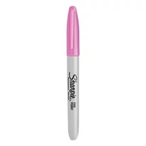 Alkoholos marker, 1 mm, kúpos, SHARPIE "Fine Point", pasztellrózsa