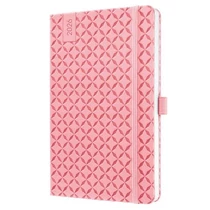 Naptár, A5, heti, 2026, kemény borító, SIGEL "Jolie", rózsaszín