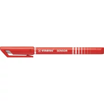Tűfilc, 0,3 mm, STABILO "Sensor", piros