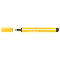 Filctoll, 1,5-2 mm, rugós hegy, STABILO Trio Scribbi, sárga