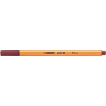 Tűfilc, 0,4 mm, STABILO "Point 88", bíborvörös