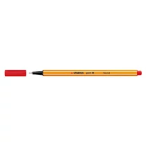 Tűfilc, 0,4 mm, STABILO "Point 88", piros