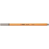 Tűfilc, 0,4 mm, STABILO "Point 88", melegszürke