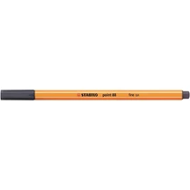 Tűfilc, 0,4 mm, STABILO "Point 88", payne-szürke