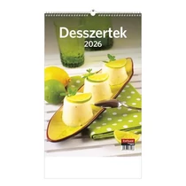 Naptár, fali, TOPTIMER "Desszertek" Naptár, fali, TOPTIMER "Desszertek"