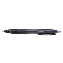 Golyóstoll, 0,35 mm, nyomógombos, fekete tolltest, UNI "SXN-157S Jetstream Sport Eco", kék