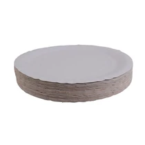 Papírtányér, kerek, 25 cm átmérő, VICTORIA FACILITY - 50db