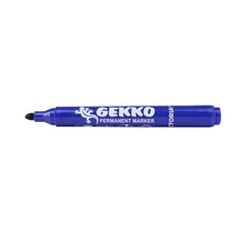 Alkoholos marker, 1-3 mm, kúpos, VICTORIA OFFICE, "Gekko", kék