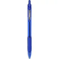 Golyóstoll, 0,27 mm, nyomógombos, ZEBRA "Z-Grip", kék
