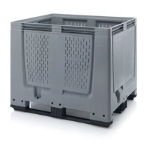 Műanyag konténer perforált 3 talpas 100x120x100 MBO 1210K