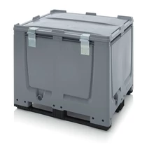 Műanyag 3 talpas konténer tetővel 100x120x100 MBG 1210K SA