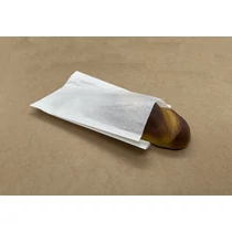 Papírtasak oldalredős 160x2x25x300mm, Fehér kraft