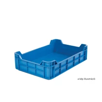 M10 műanyag láda 60x40x15 ÚJ, Fekete